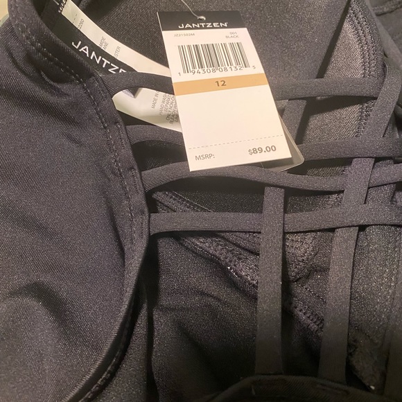 Brand New swim Wear size 12 in Black - Picture 3 of 3